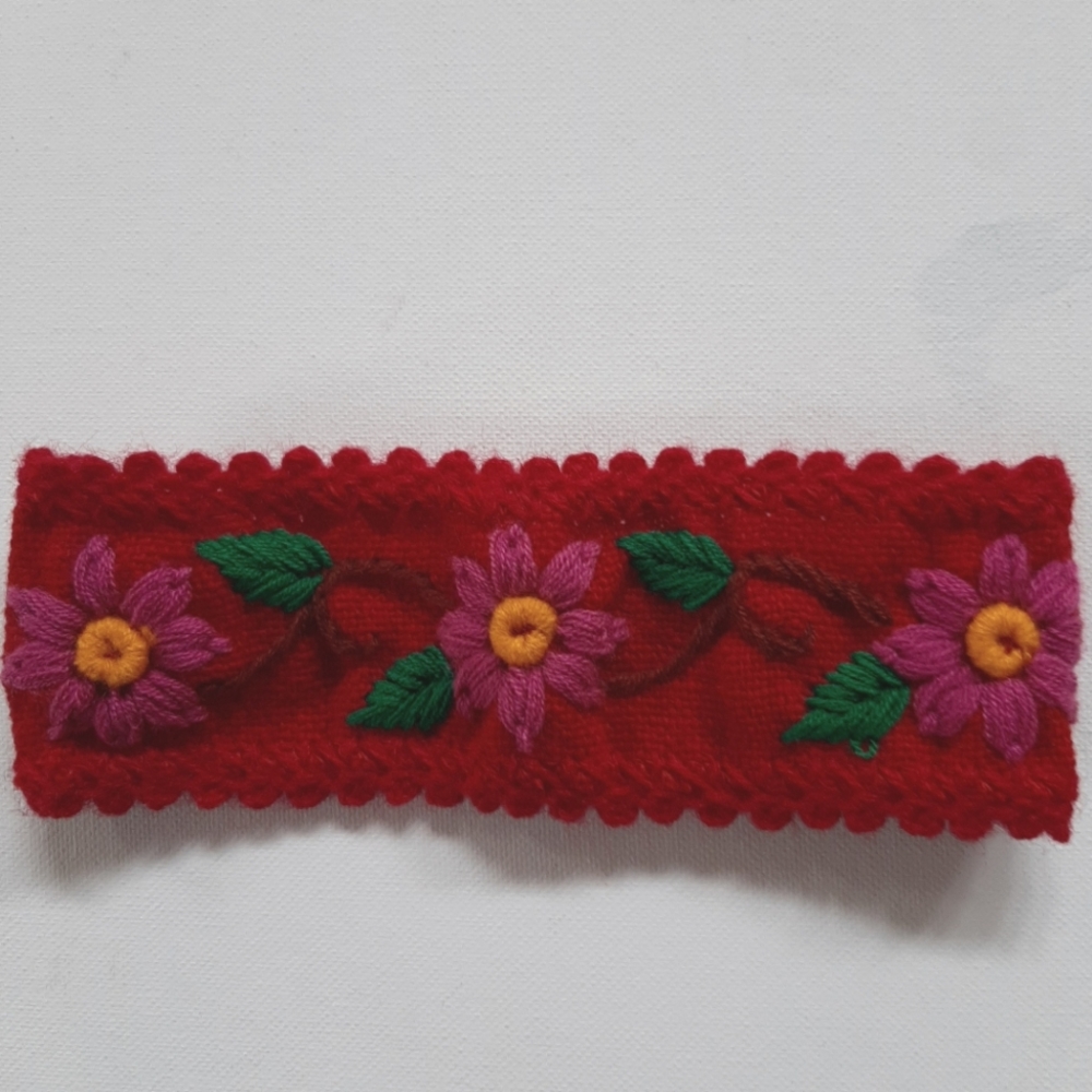 Embroidered Handmade Headband From Peru
